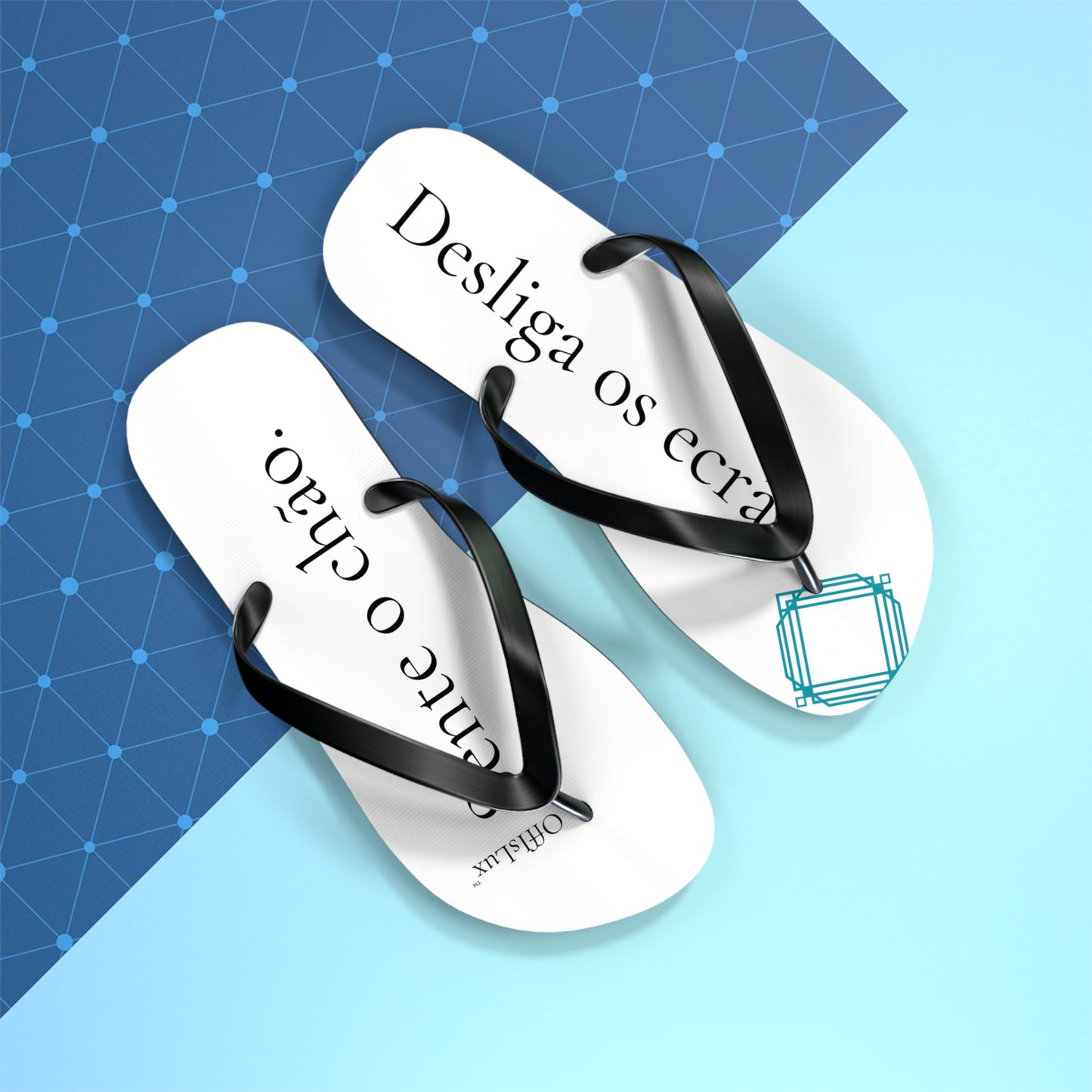 Desliga os ecrãs. Vive o agora. - Flip Flops | OffIsLux™