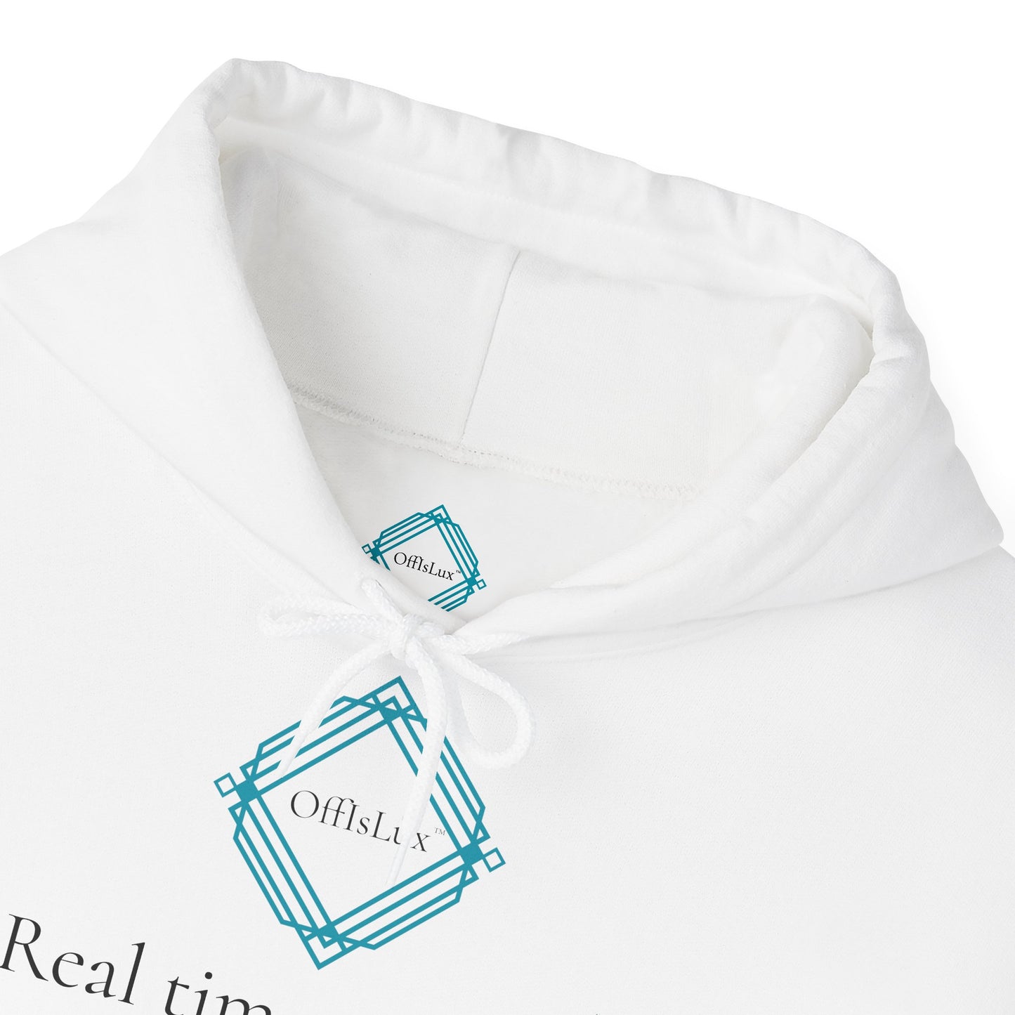 Real time, real life. - Hoodie unissexo | OffIsLux™