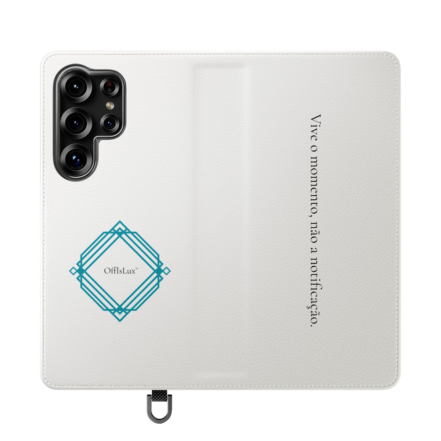 Vive o momento, não a notificação - Capa Flip | OffIsLux™