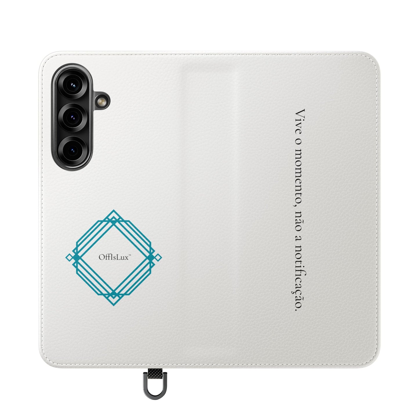 Vive o momento, não a notificação - Capa Flip | OffIsLux™