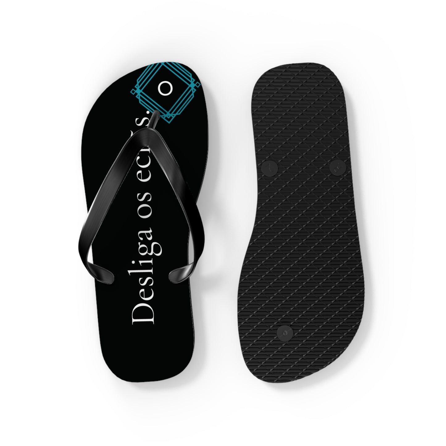 Black Edition - Desliga os ecras. Sente o Chao – Flip Flops | OffIsLux™