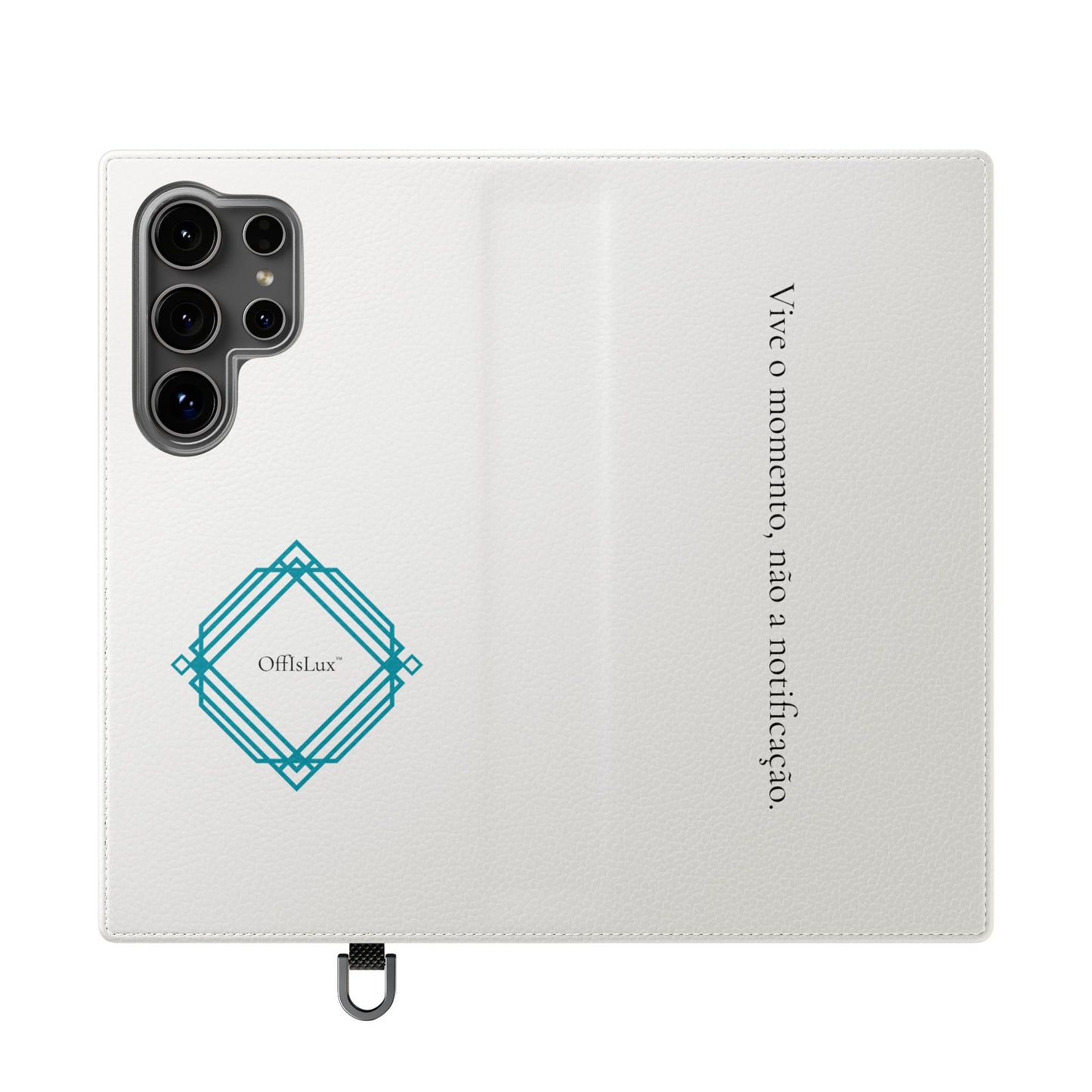 Vive o momento, não a notificação - Capa Flip | OffIsLux™