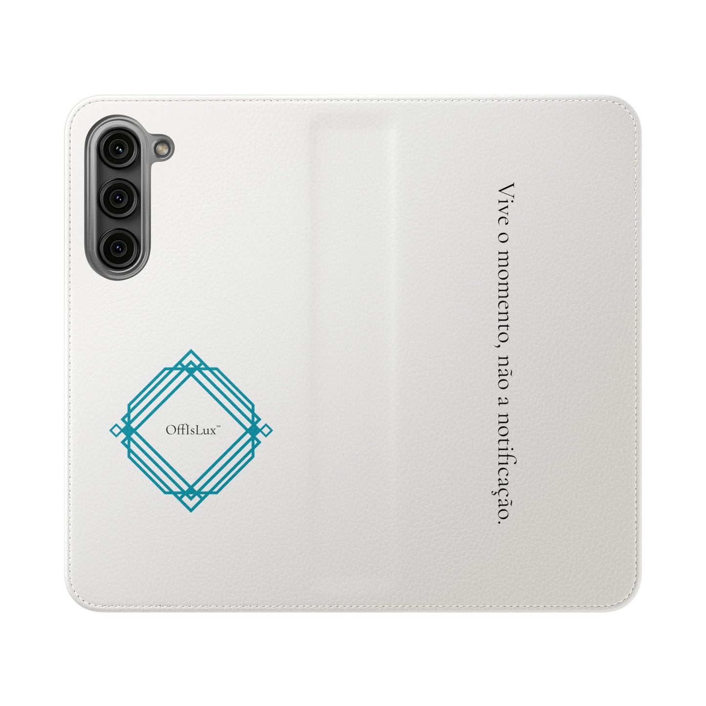 Vive o momento, não a notificação - Capa Flip | OffIsLux™