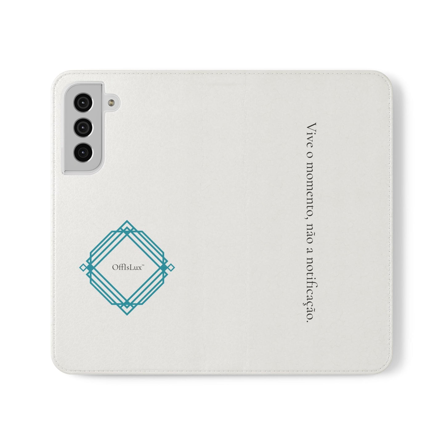 Vive o momento, não a notificação - Capa Flip | OffIsLux™