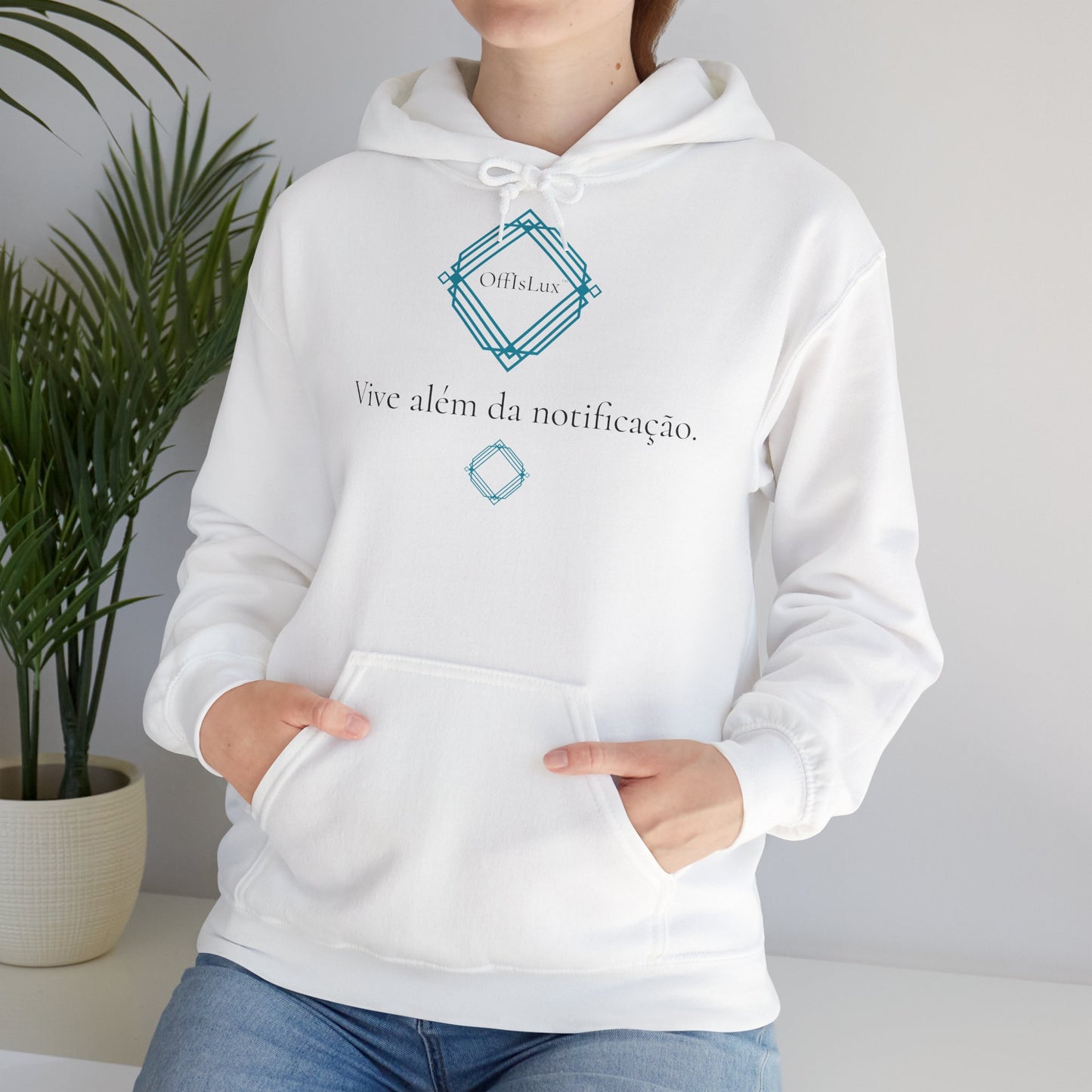 Vive além da notificação. - Hoodie unissexo | OffIsLux™