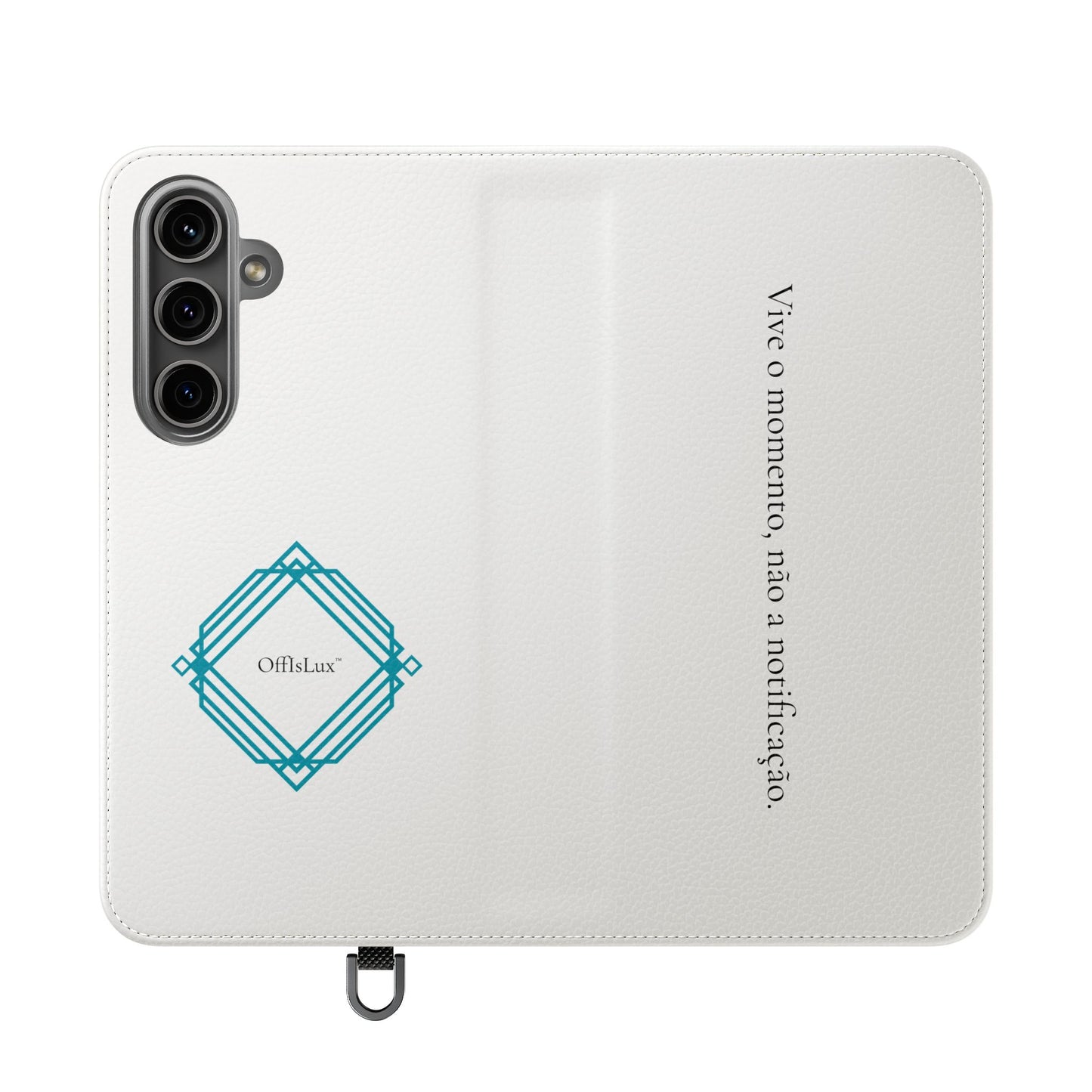 Vive o momento, não a notificação - Capa Flip | OffIsLux™