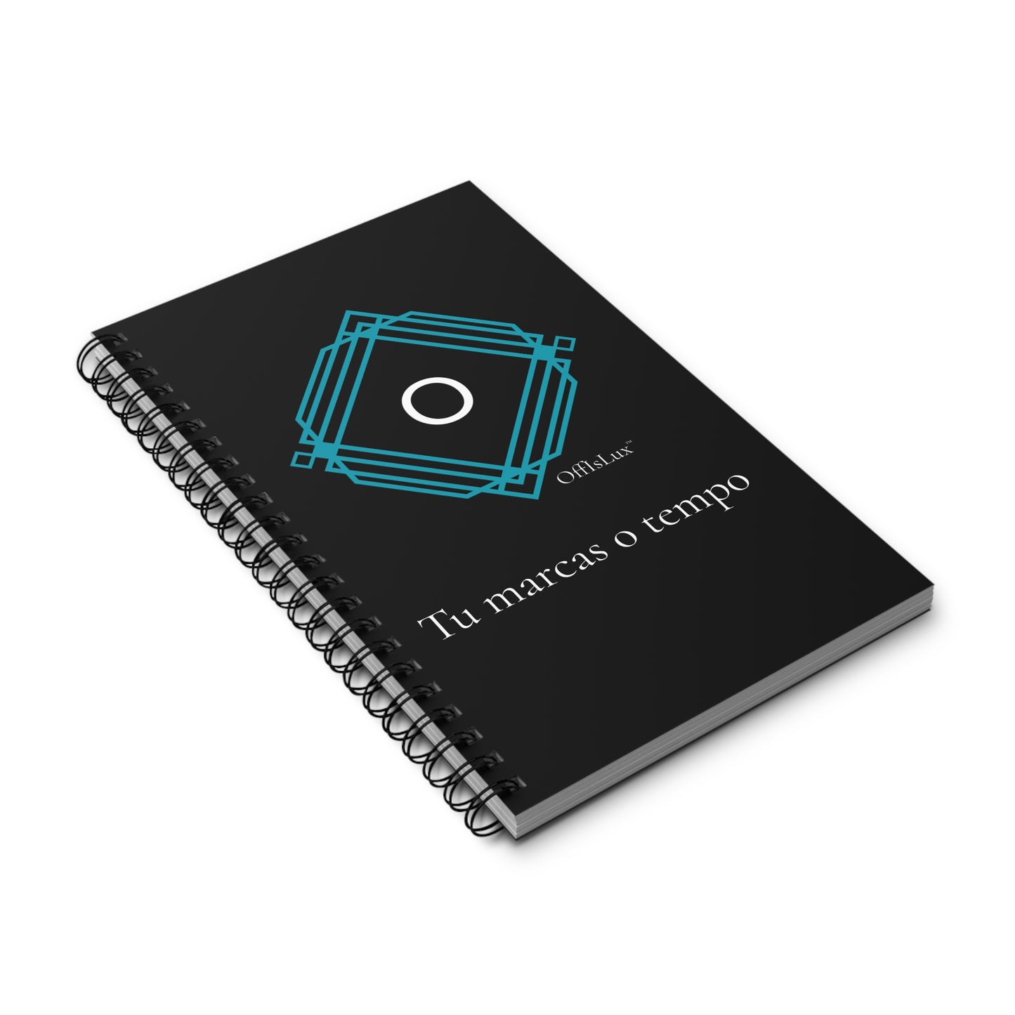 Black Edition - Tu marcas o tempo - Caderno | OffIsLux™