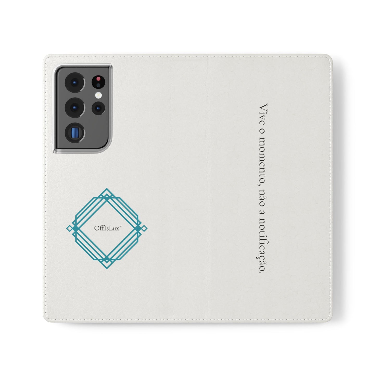 Vive o momento, não a notificação - Capa Flip | OffIsLux™