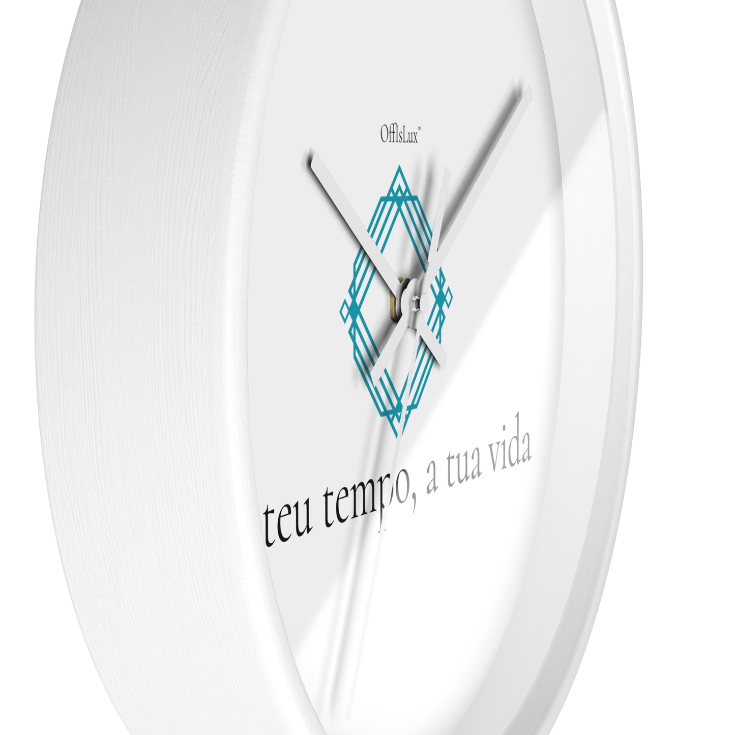 O teu tempo, a tua vida – Relógio de Parede | OffIsLux™