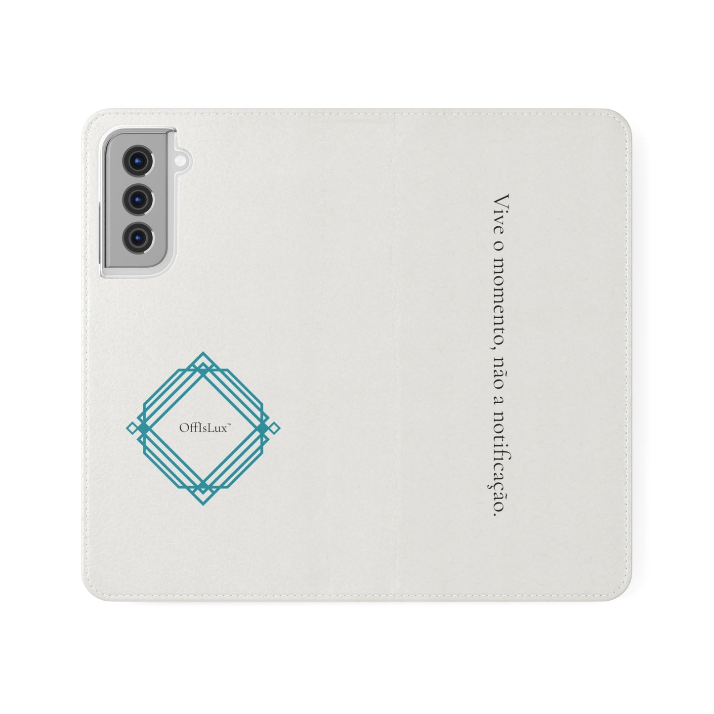 Vive o momento, não a notificação - Capa Flip | OffIsLux™