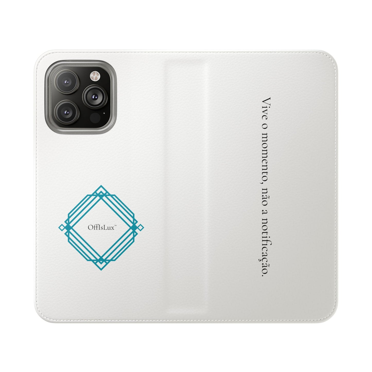 Vive o momento, não a notificação - Capa Flip | OffIsLux™