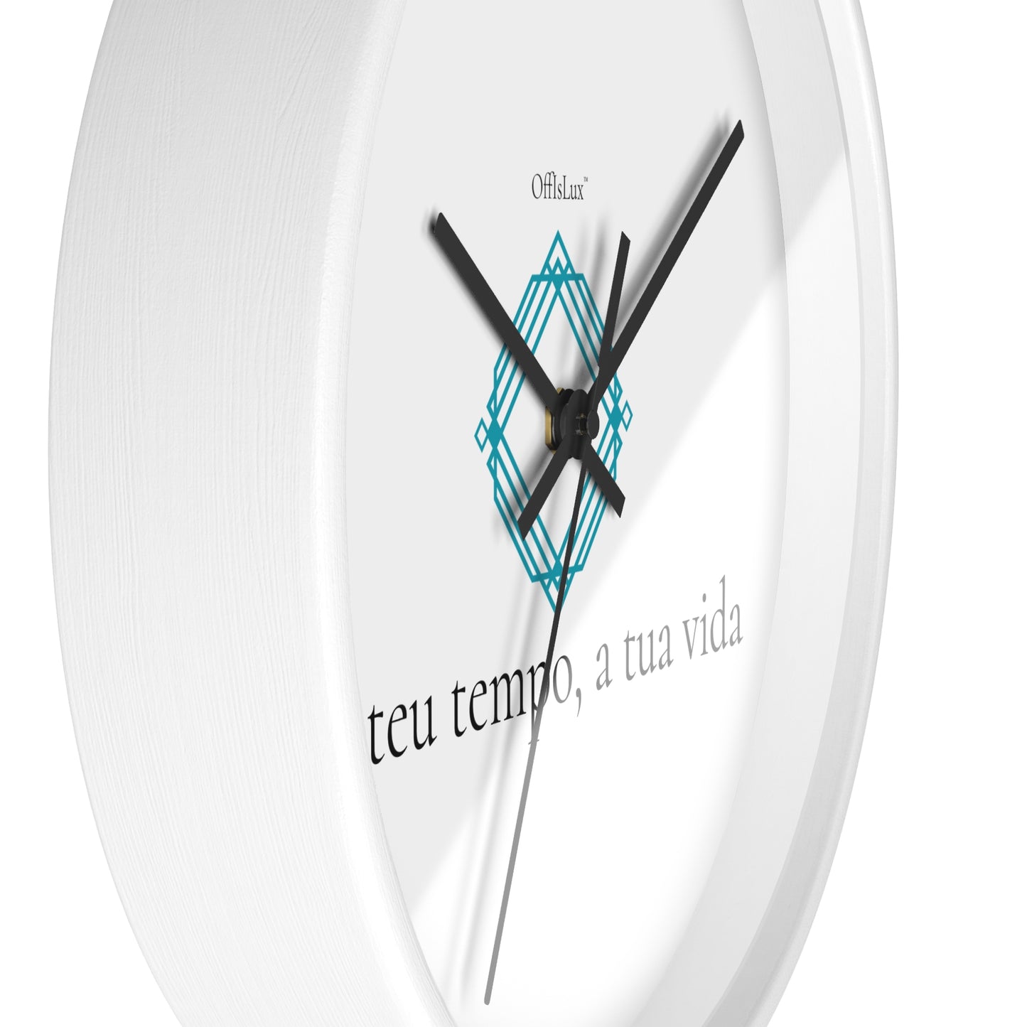 O teu tempo, a tua vida – Relógio de Parede | OffIsLux™