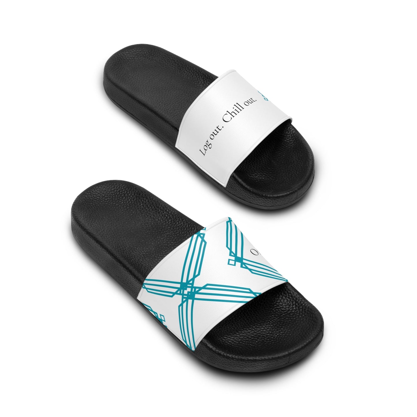 Log Out. Chill Out. - Slide Sandals | OffIsLux™