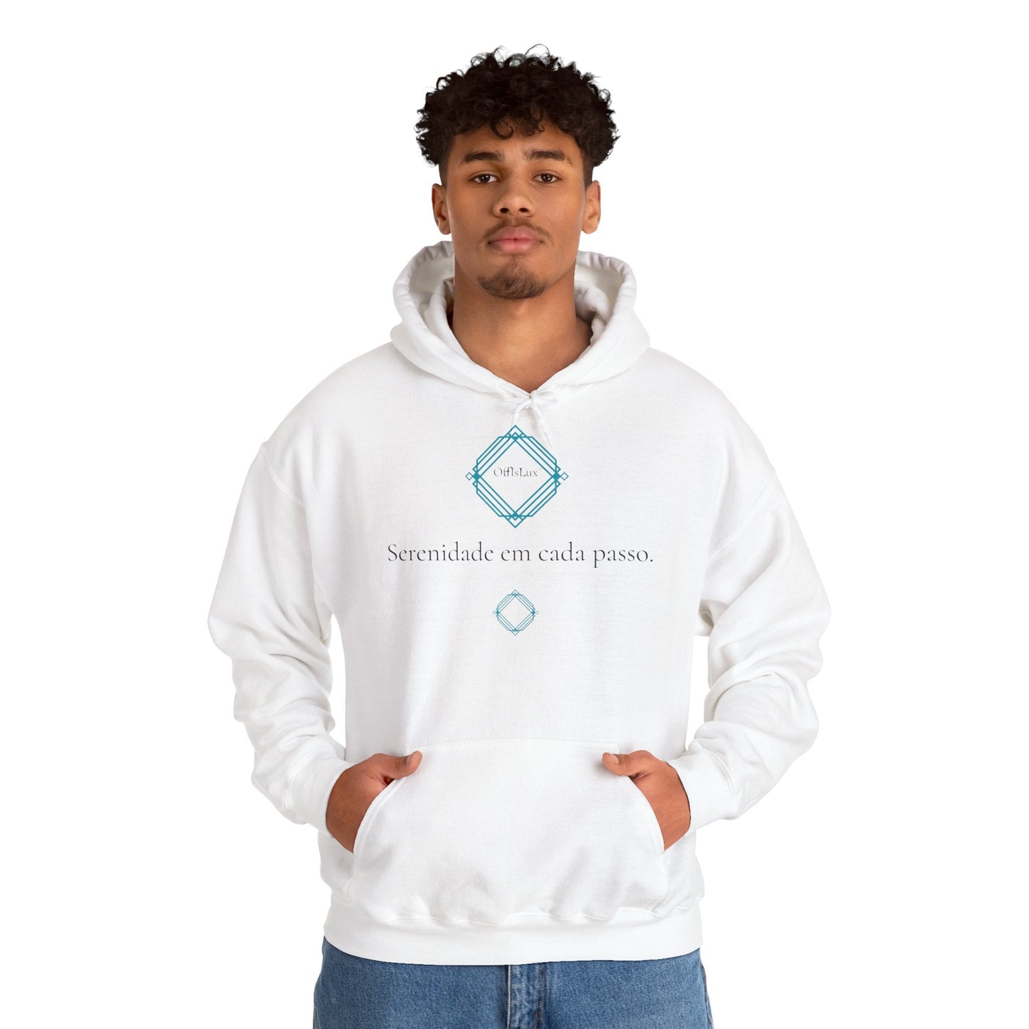OffIsLux™ Serenity Quote Hoodie – Para quem valoriza o silêncio interior