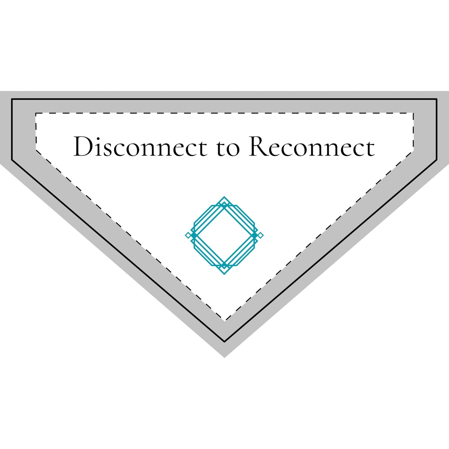 Disconnect to reconnect - Clip-on Pet Bandana | OffIsLux™