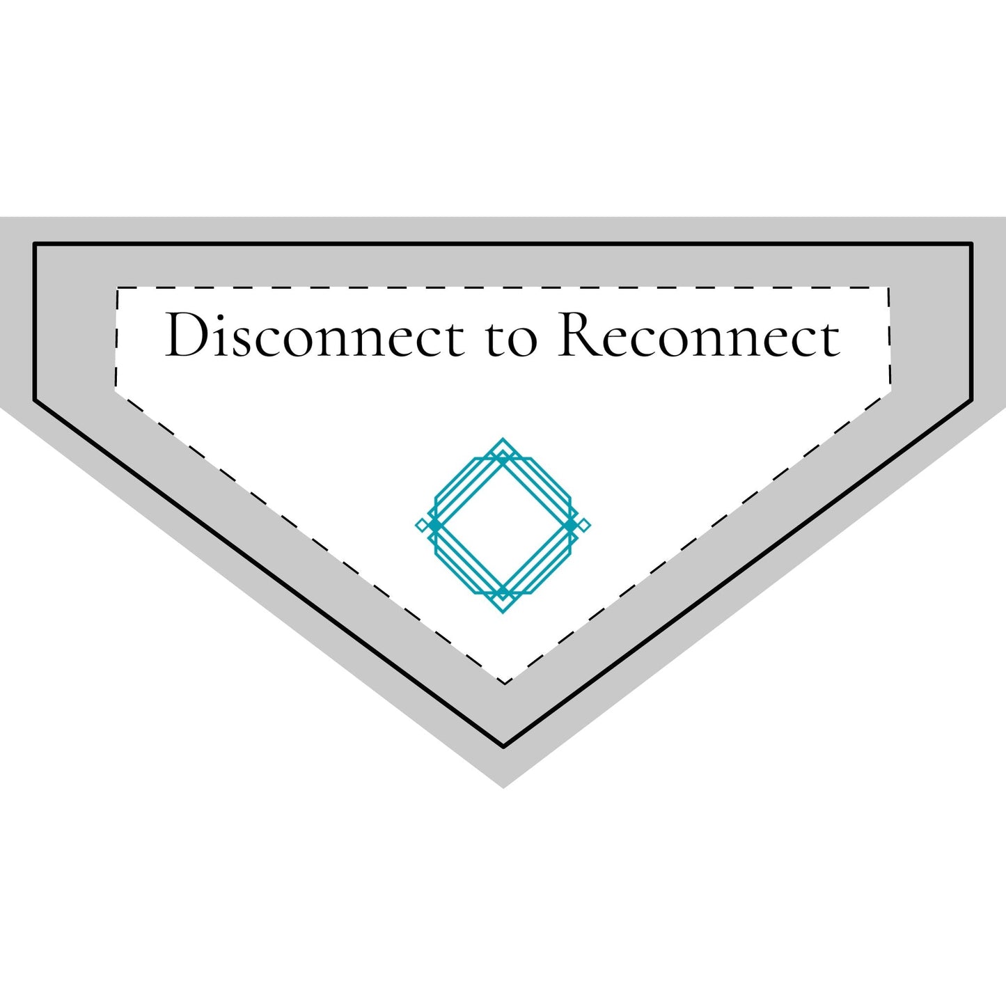 Disconnect to reconnect - Clip-on Pet Bandana | OffIsLux™