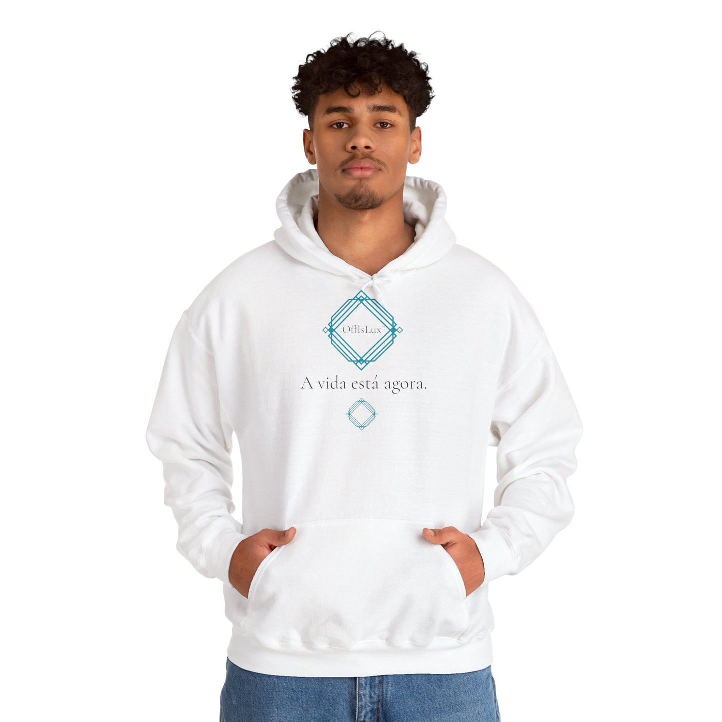 A vida está agora. - Hoodie unissexo | OffIsLux™