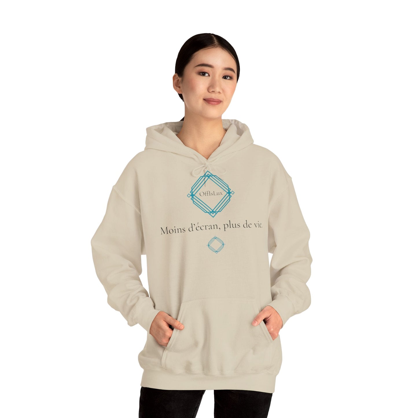 Moins d’écran, plus de vie. - Hoodie unissexo | OffIsLux™