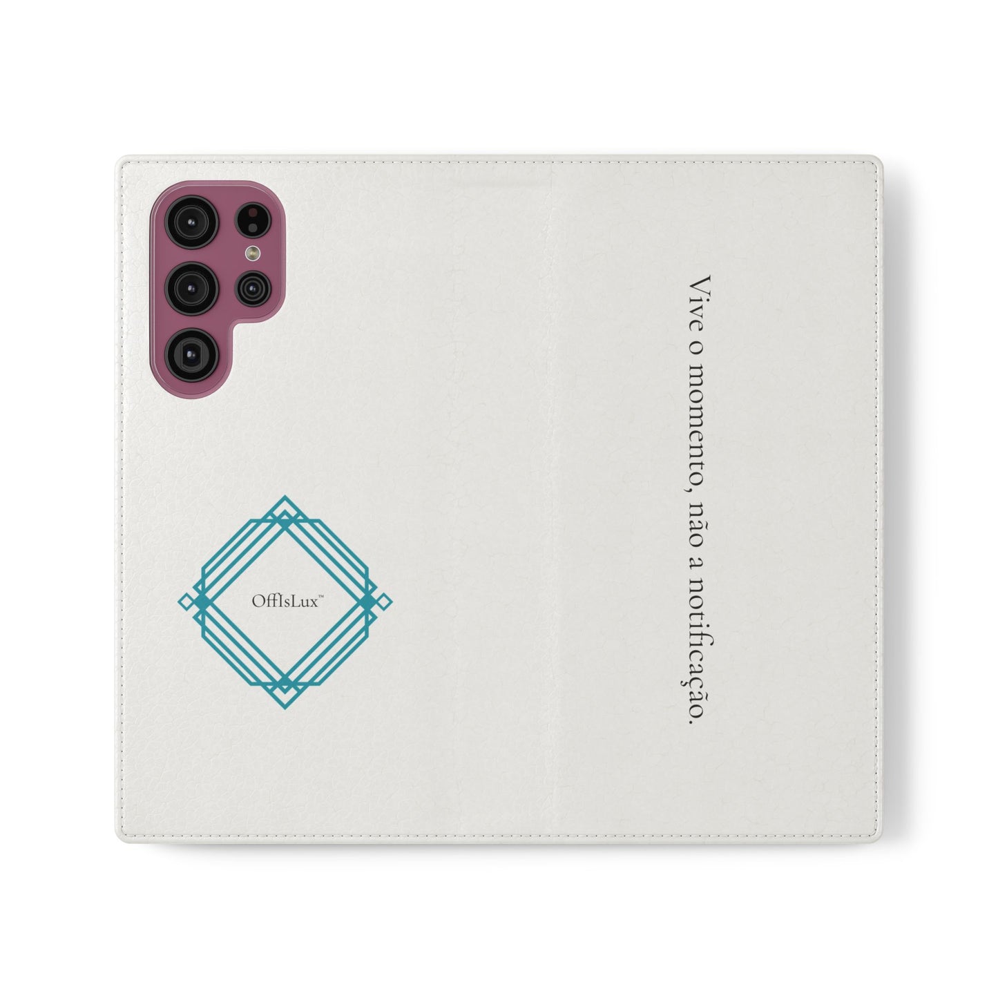 Vive o momento, não a notificação - Capa Flip | OffIsLux™