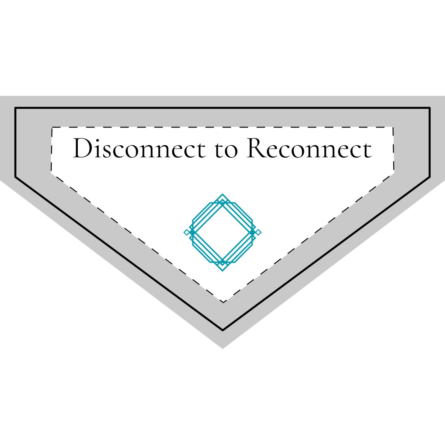 Disconnect to reconnect - Clip-on Pet Bandana | OffIsLux™