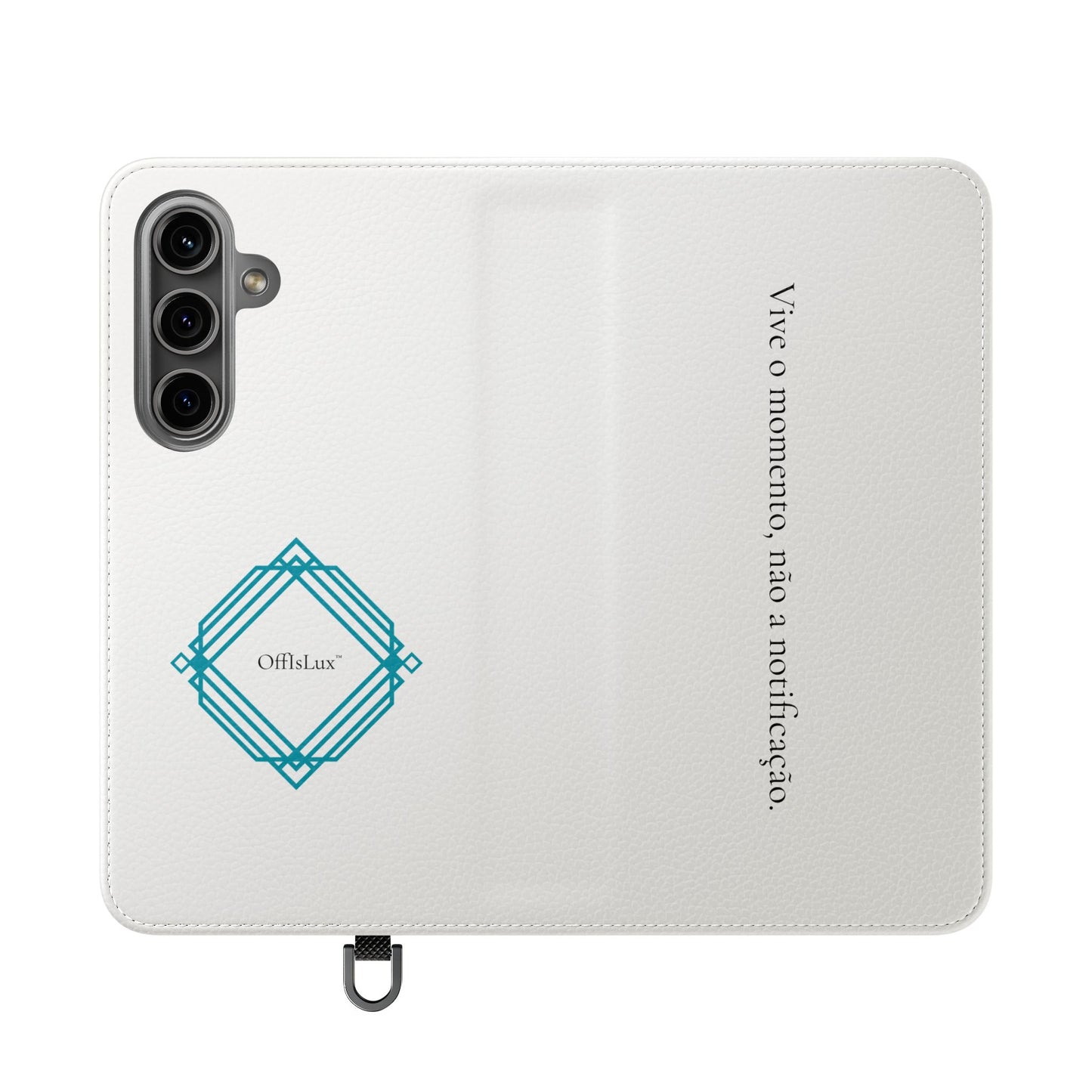 Vive o momento, não a notificação - Capa Flip | OffIsLux™