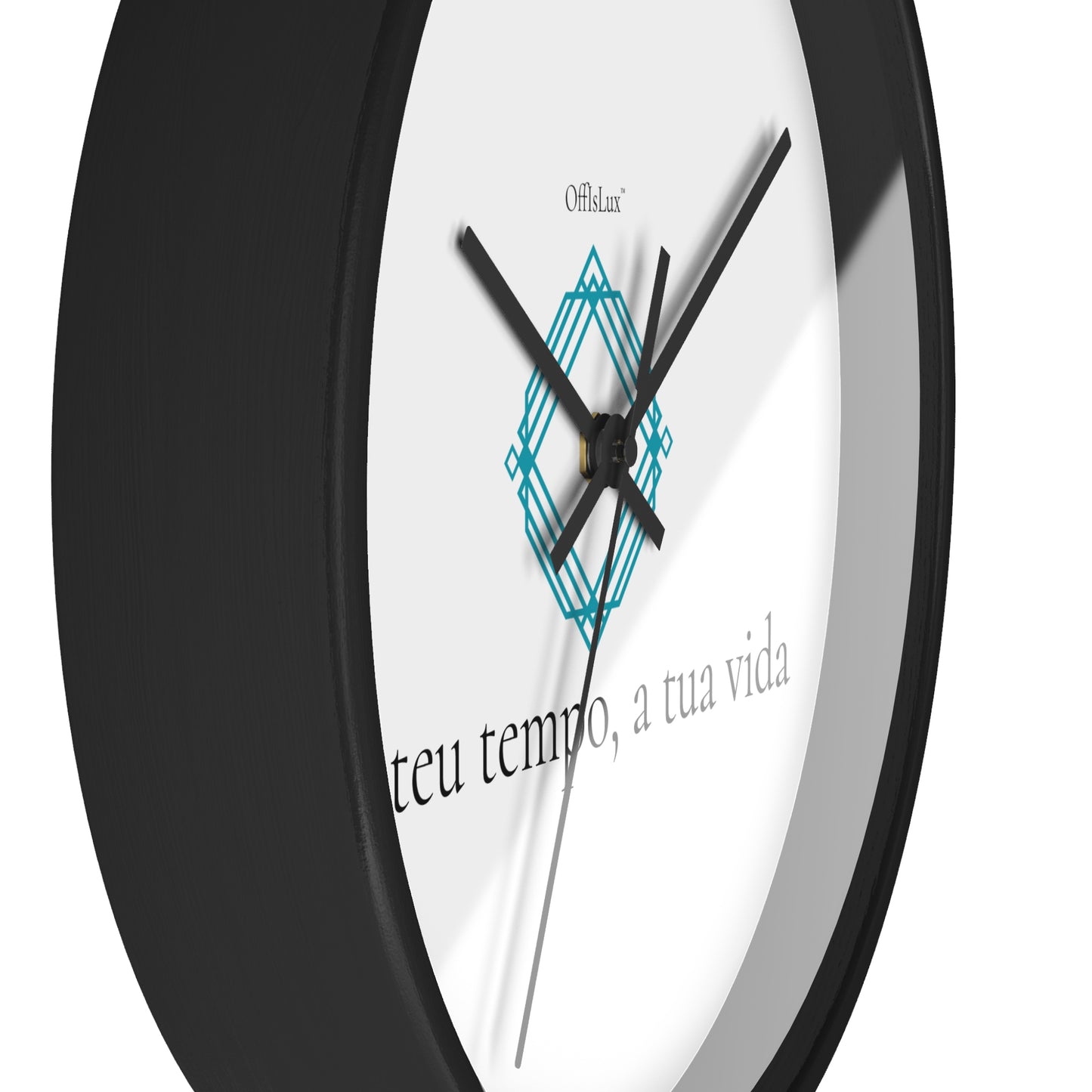 O teu tempo, a tua vida – Relógio de Parede | OffIsLux™