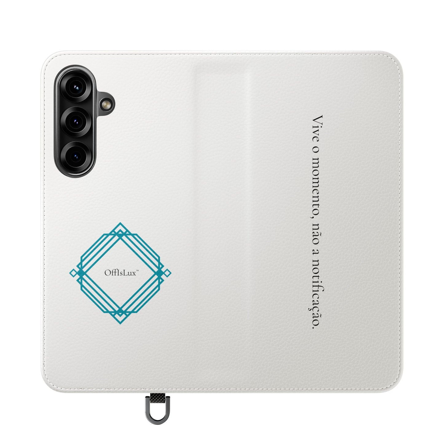 Vive o momento, não a notificação - Capa Flip | OffIsLux™