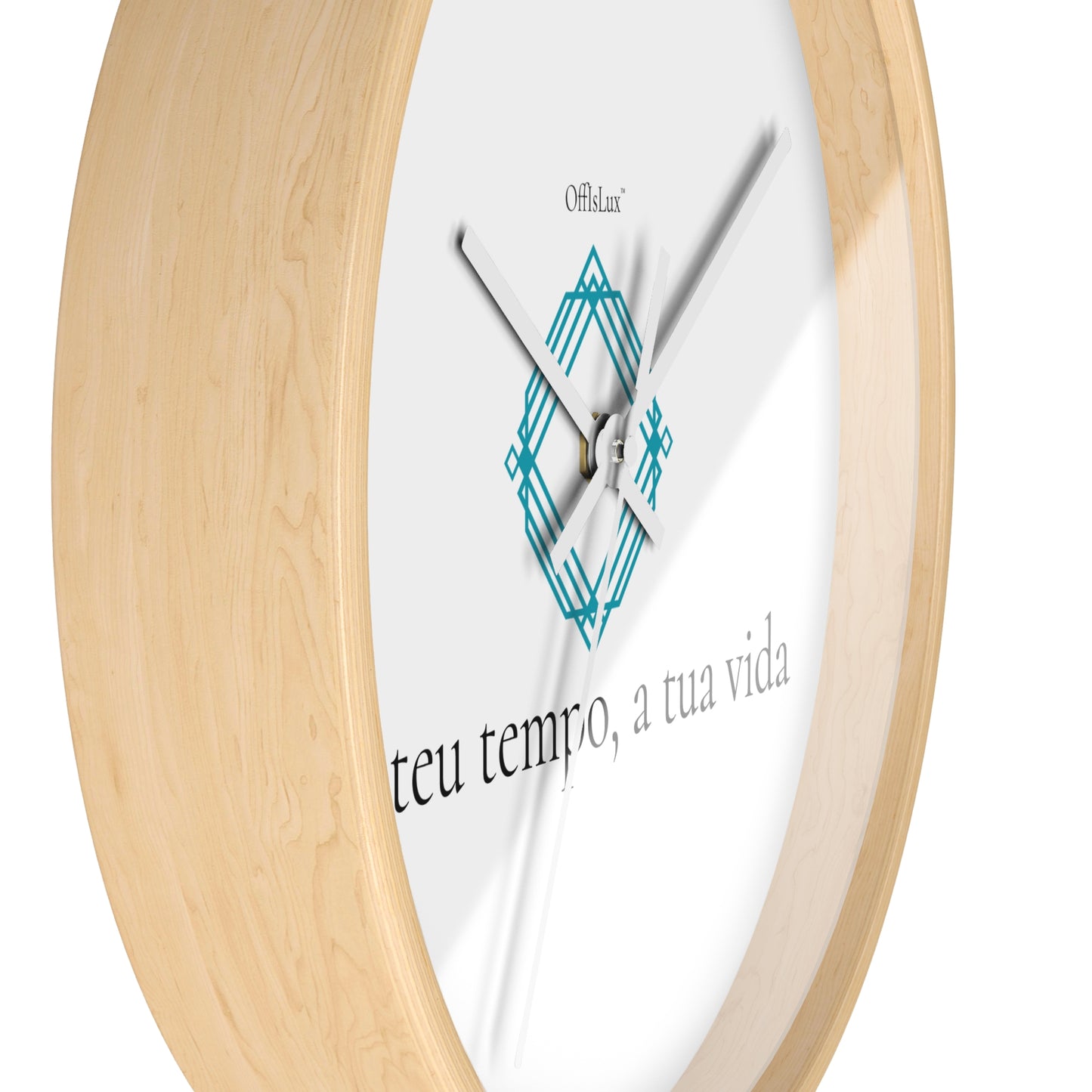 O teu tempo, a tua vida – Relógio de Parede | OffIsLux™