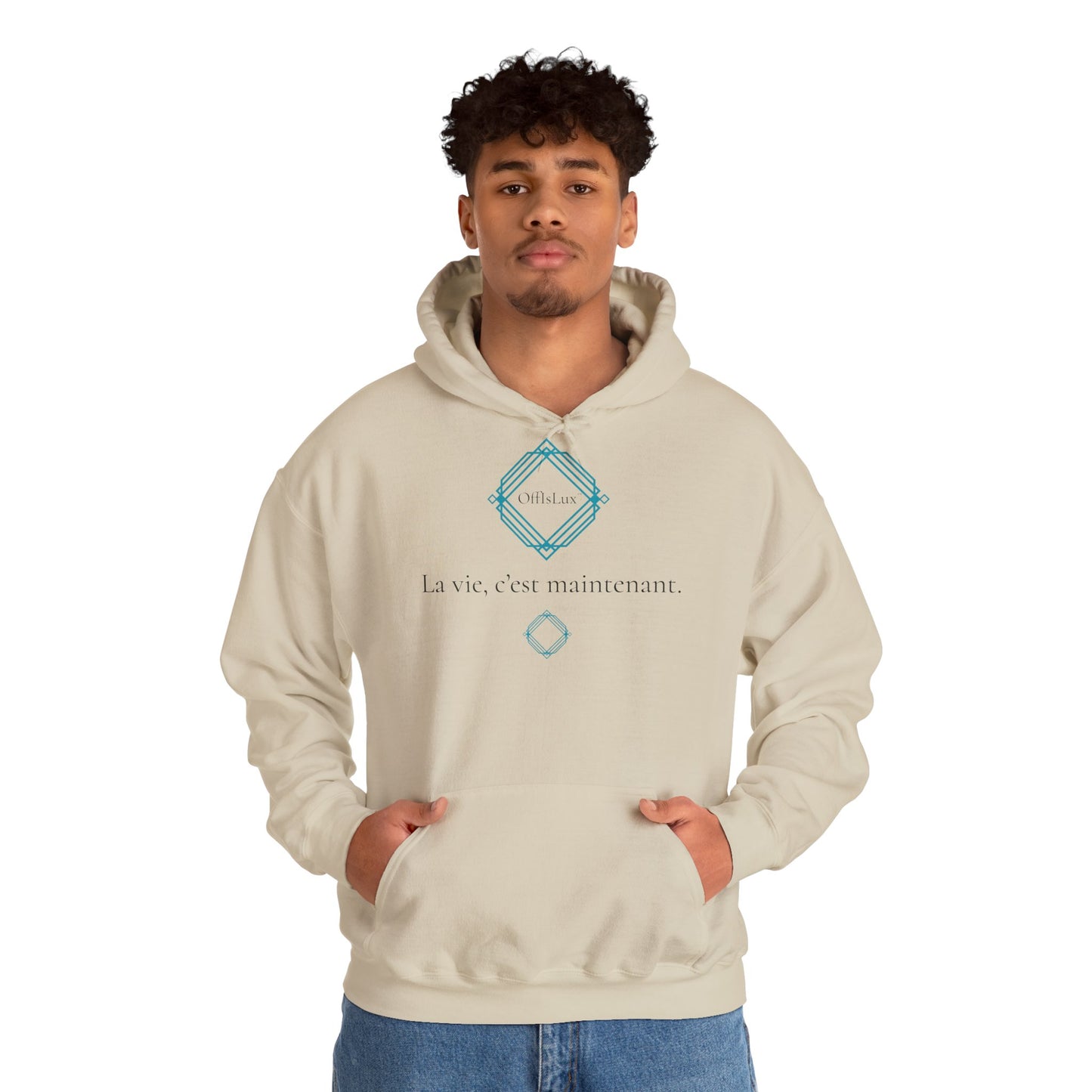 La vie, c’est maintenant. - Hoodie unissexo | OffIsLux™