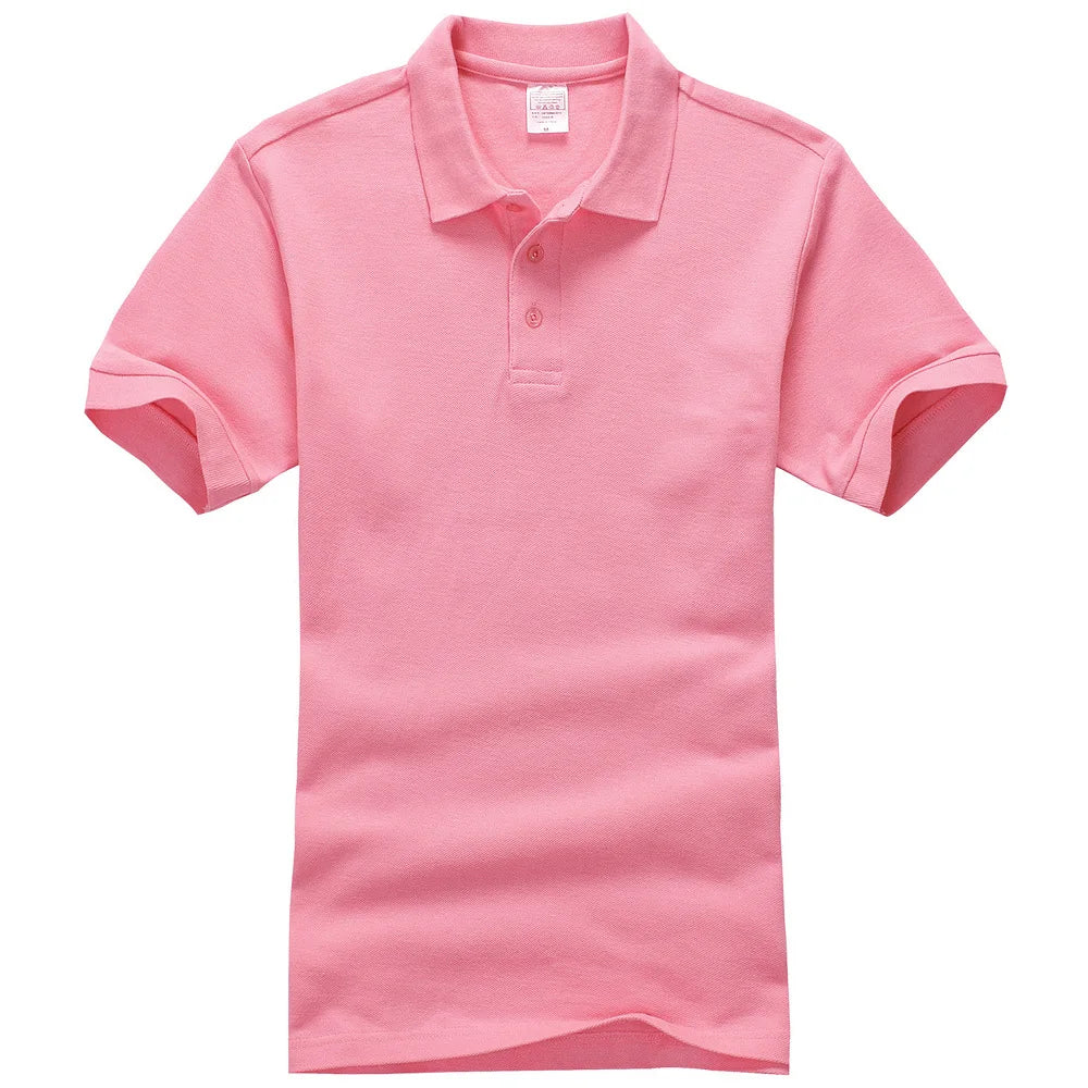 Unisex Cotton Polo Shirt — Essential Solid Color Tee