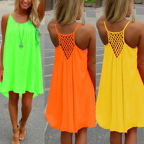 Swing T-Shirt Dress with Pockets — Plus Size Loose Cover-Up