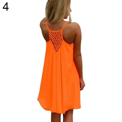 Swing T-Shirt Dress with Pockets — Plus Size Loose Cover-Up
