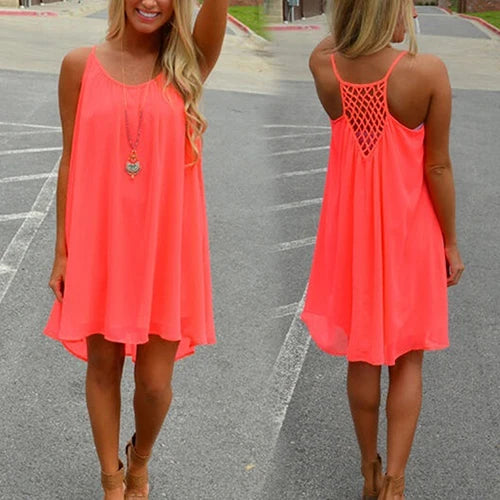 Swing T-Shirt Dress with Pockets — Plus Size Loose Cover-Up