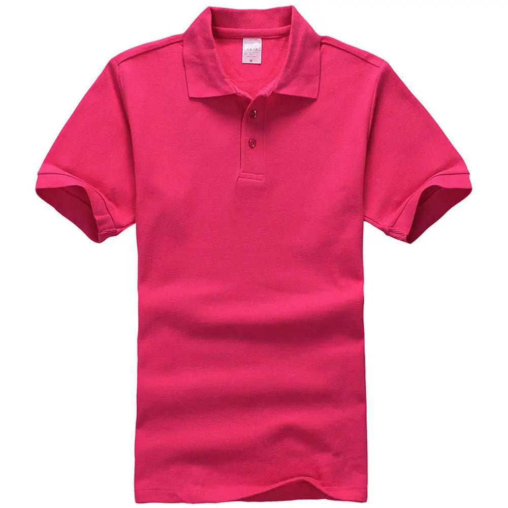 Unisex Cotton Polo Shirt — Essential Solid Color Tee