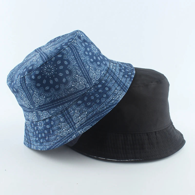 Vintage Reversible Bucket Hat – 2022 Hip Hop Fisherman Style