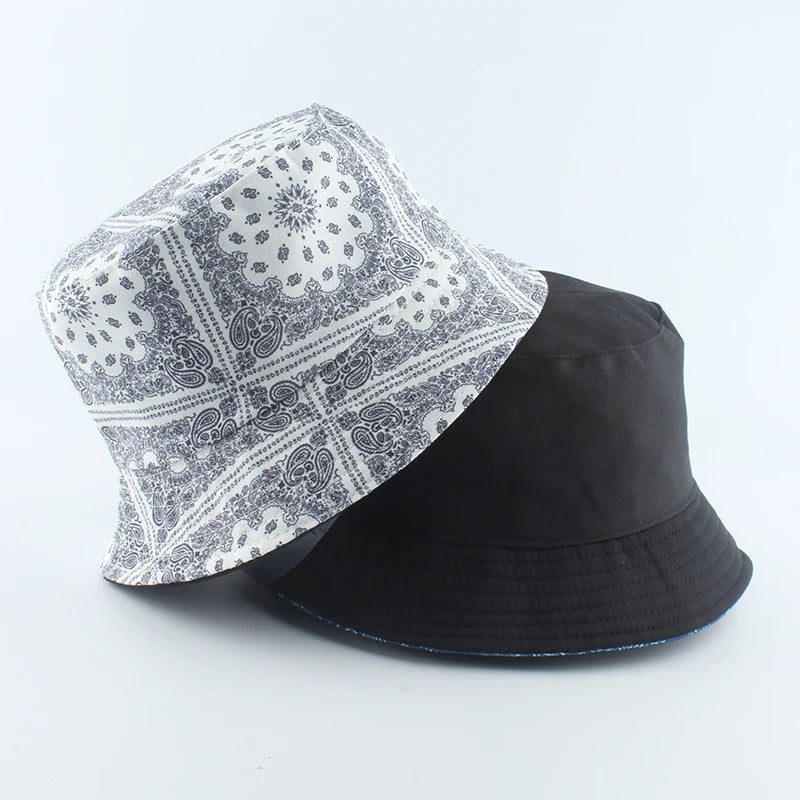 Vintage Reversible Bucket Hat – 2022 Hip Hop Fisherman Style