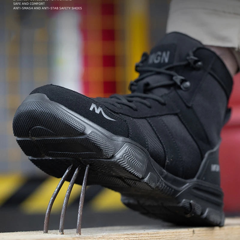 Lightweight Safety Sneakers — Anti-Slip Tactical Footwear for Work