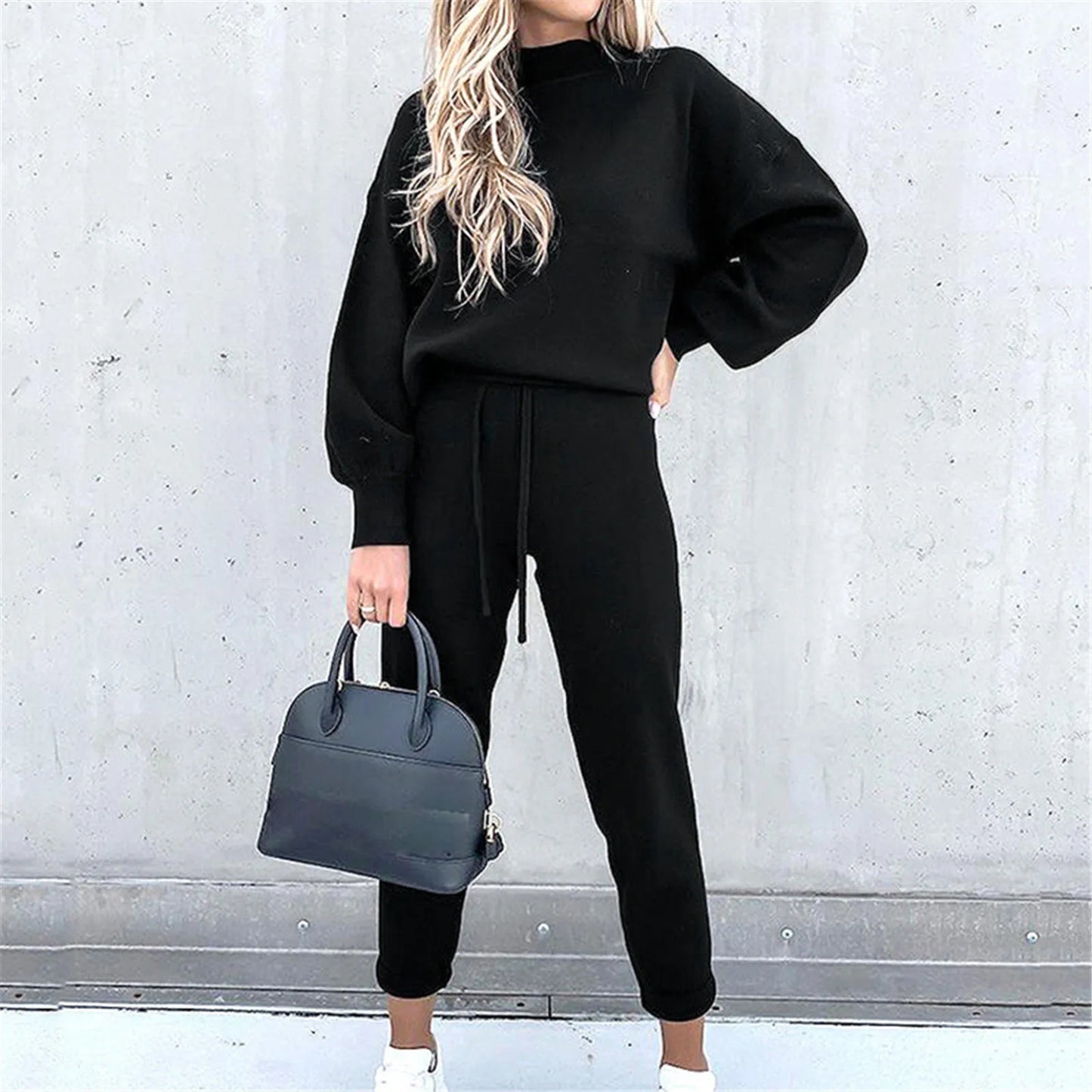 Sports Track Suit – Hooded Sweatshirt & Sweatpants Set
