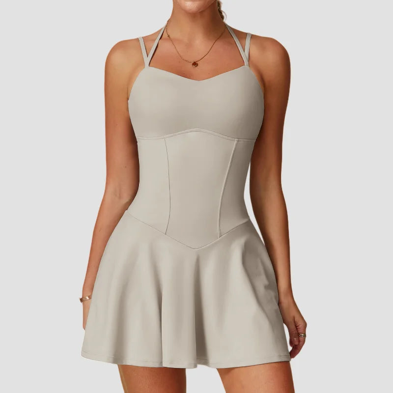 AceTennis Skirt Set – Sport Dress with Pockets