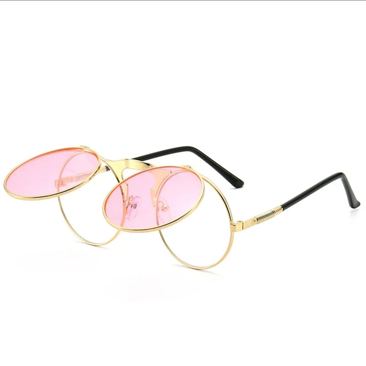 FlipLens Retro | Steampunk Double Lens Sunglasses – Style That Turns Heads