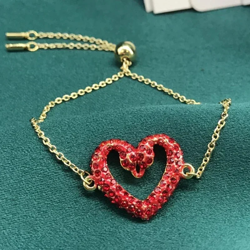 Pink Heart Crystal Set – Pearl Party Edition