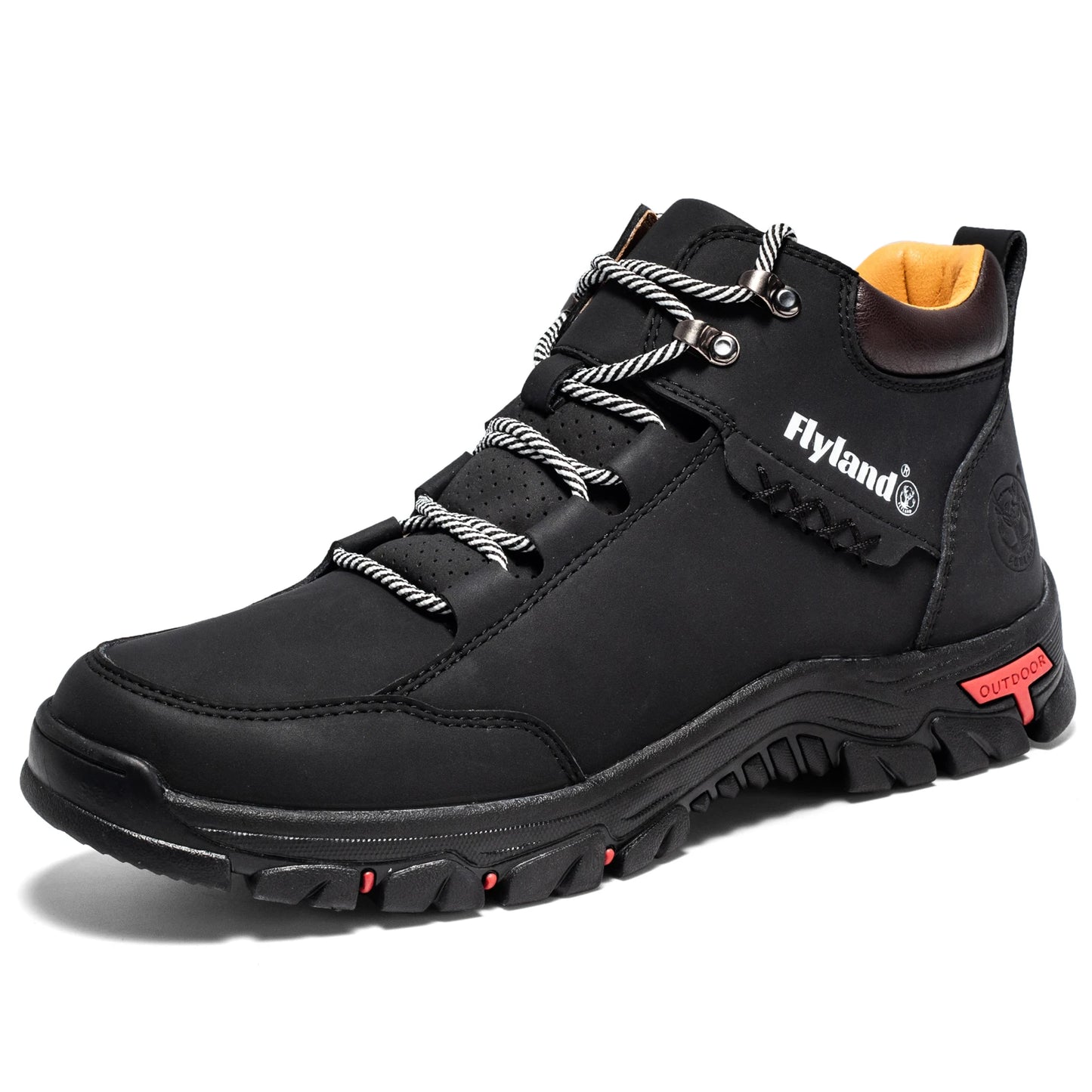 Ankle Leather Sneakers — Casual Office Boots with Sporty Finish