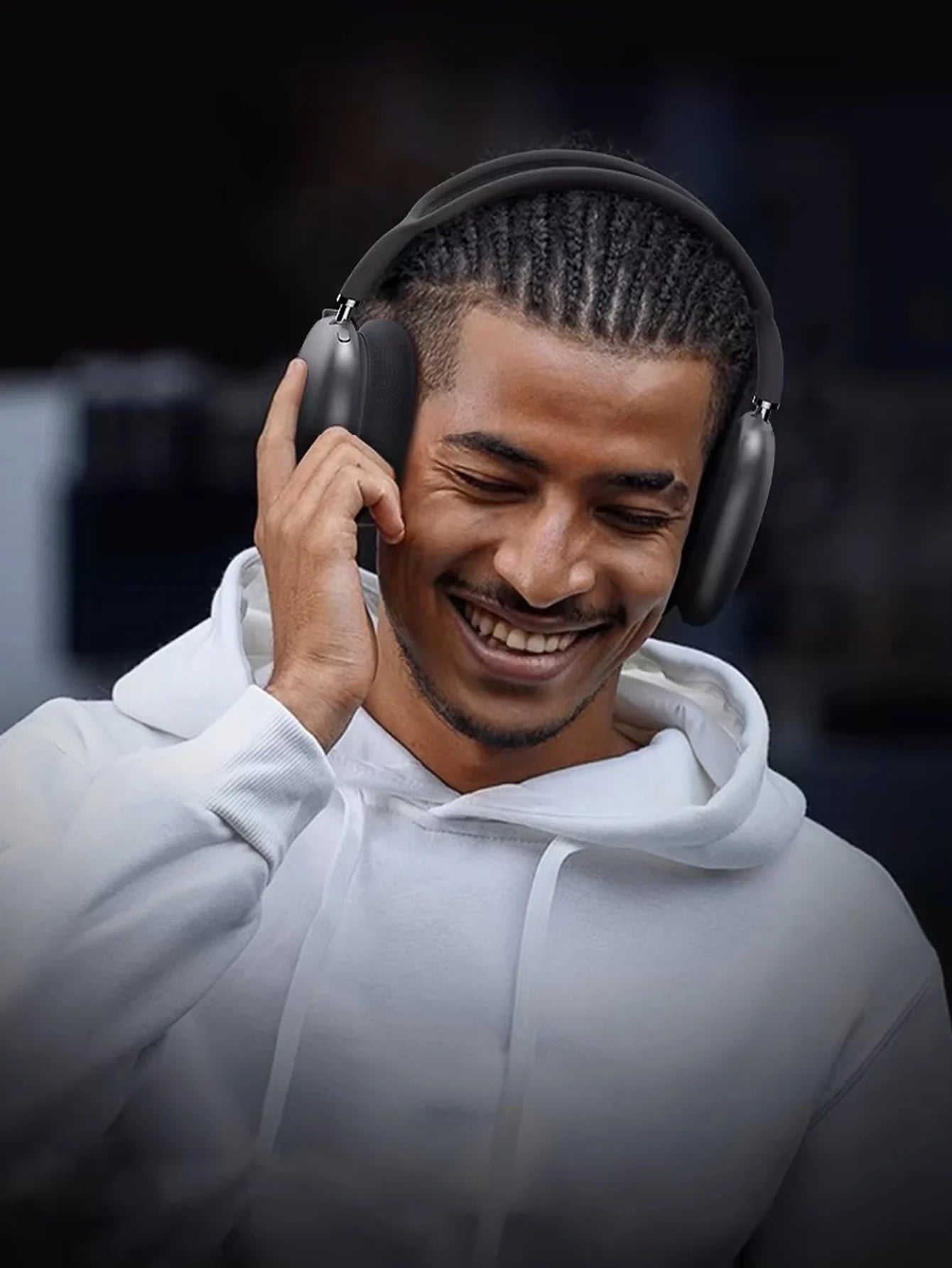 Headphones Over-Ear Bluetooth com Som Surround, Dual Mode, Controle por Botões e Bateria de Ultra Longa Duração