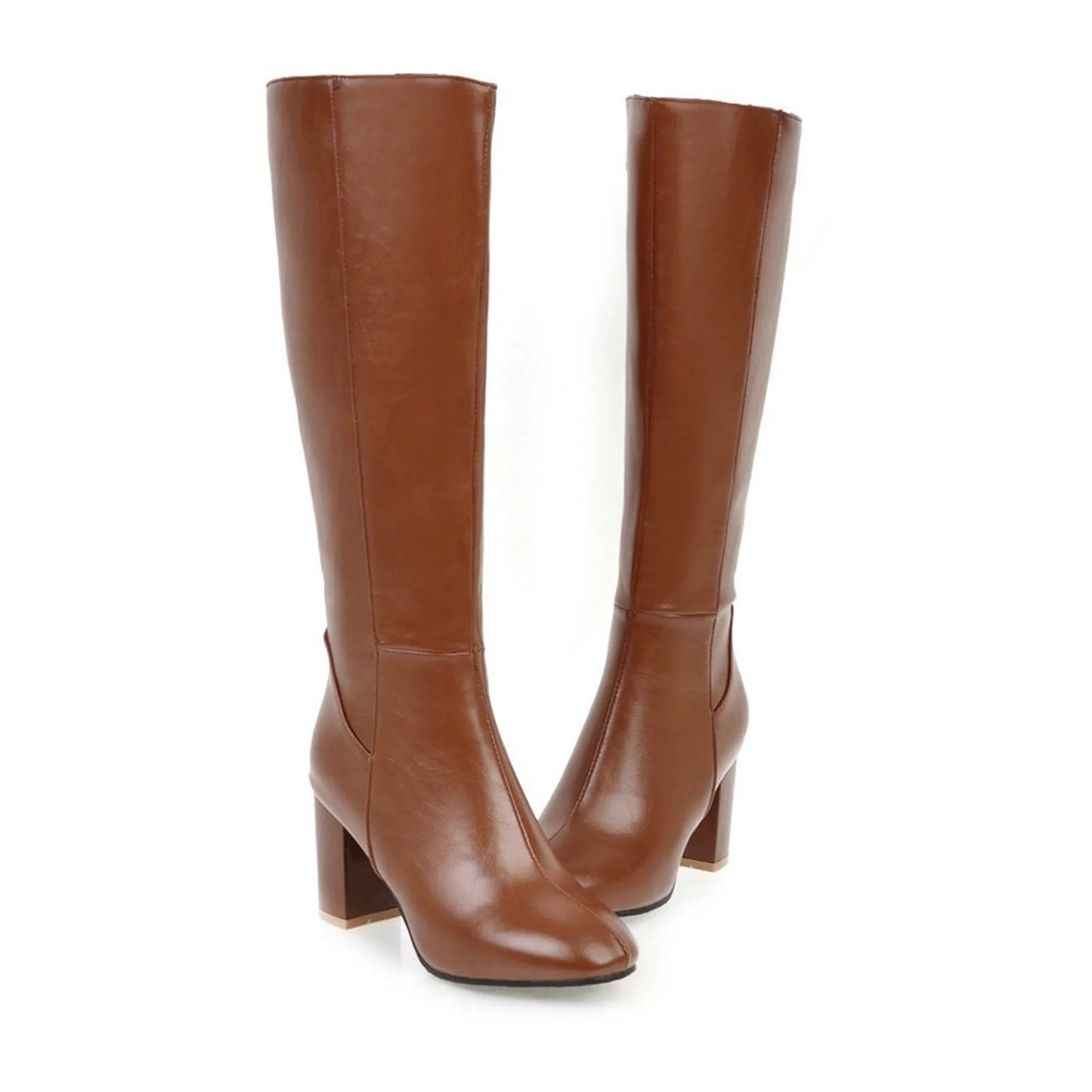 HoofWalk | Hoof Heel Side Zipper Long Boots – Outdoor Comfort