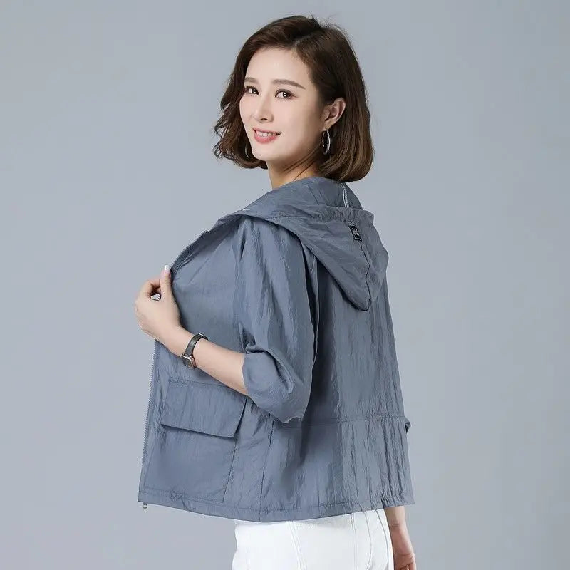Embroidered Lightweight Summer Jacket