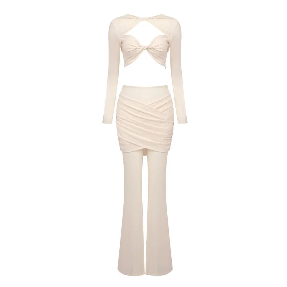 Mesh Top & Trousers Summer Set
