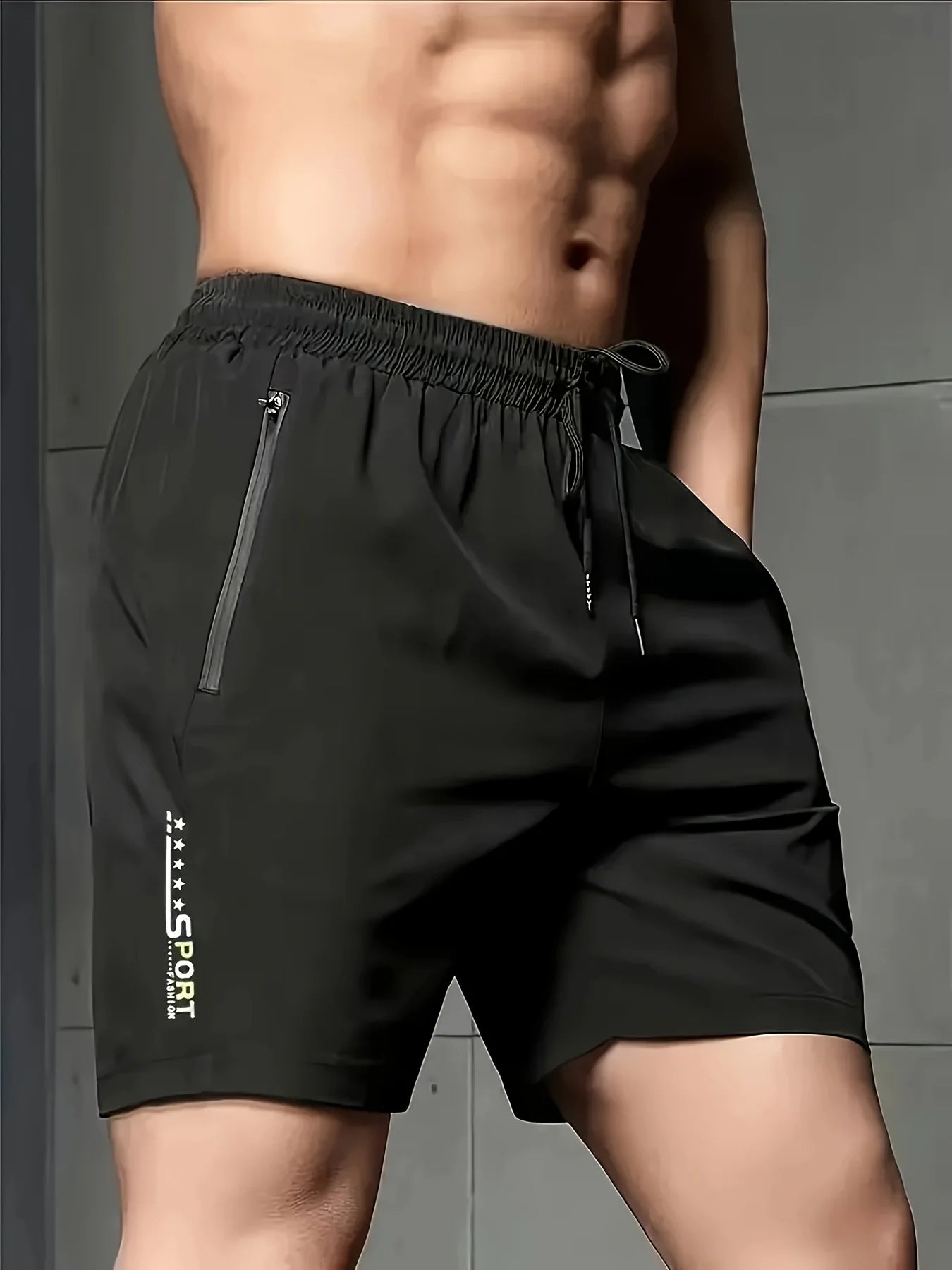 Vintage Y2K Print Drawstring Shorts
