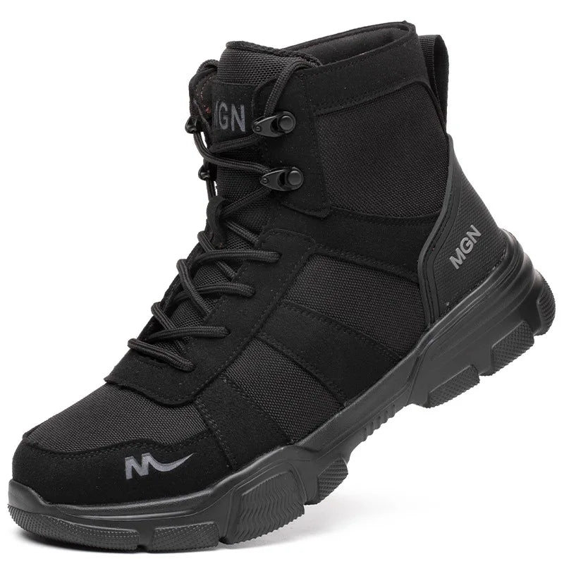 Lightweight Safety Sneakers — Anti-Slip Tactical Footwear for Work