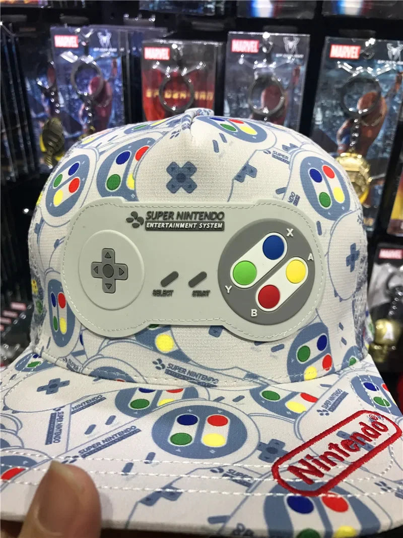 Nintendo Color Block Cap – Snapback Gaming Baseball Hat for Men & Women