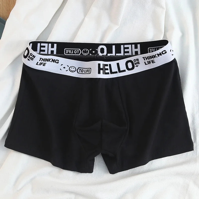 Basic Cotton Boxer Briefs – Plus Size Breathable Underwear Lingerie